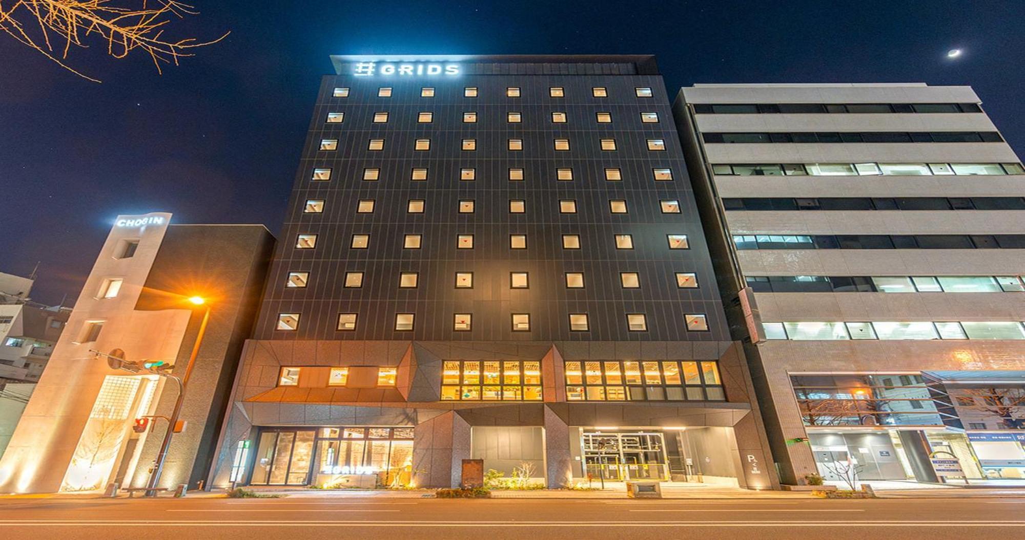 Grids Premium Hotel Kumamoto Esterno foto